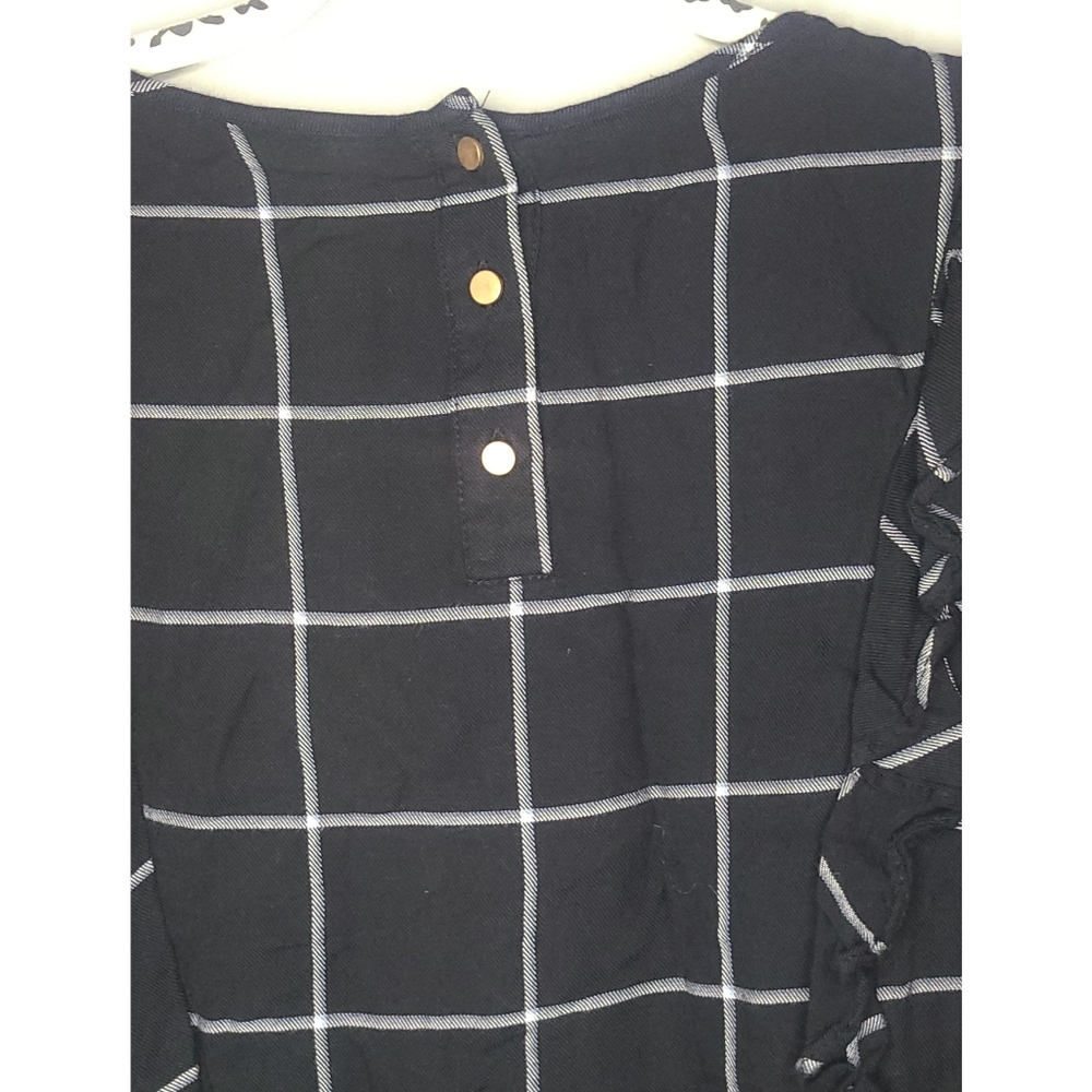 Nearly New! A New Day Long Sleeve Ruffle Detail Blouse - Picture 7 of 10